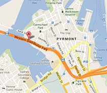 Bank-St-Pyrmont-map